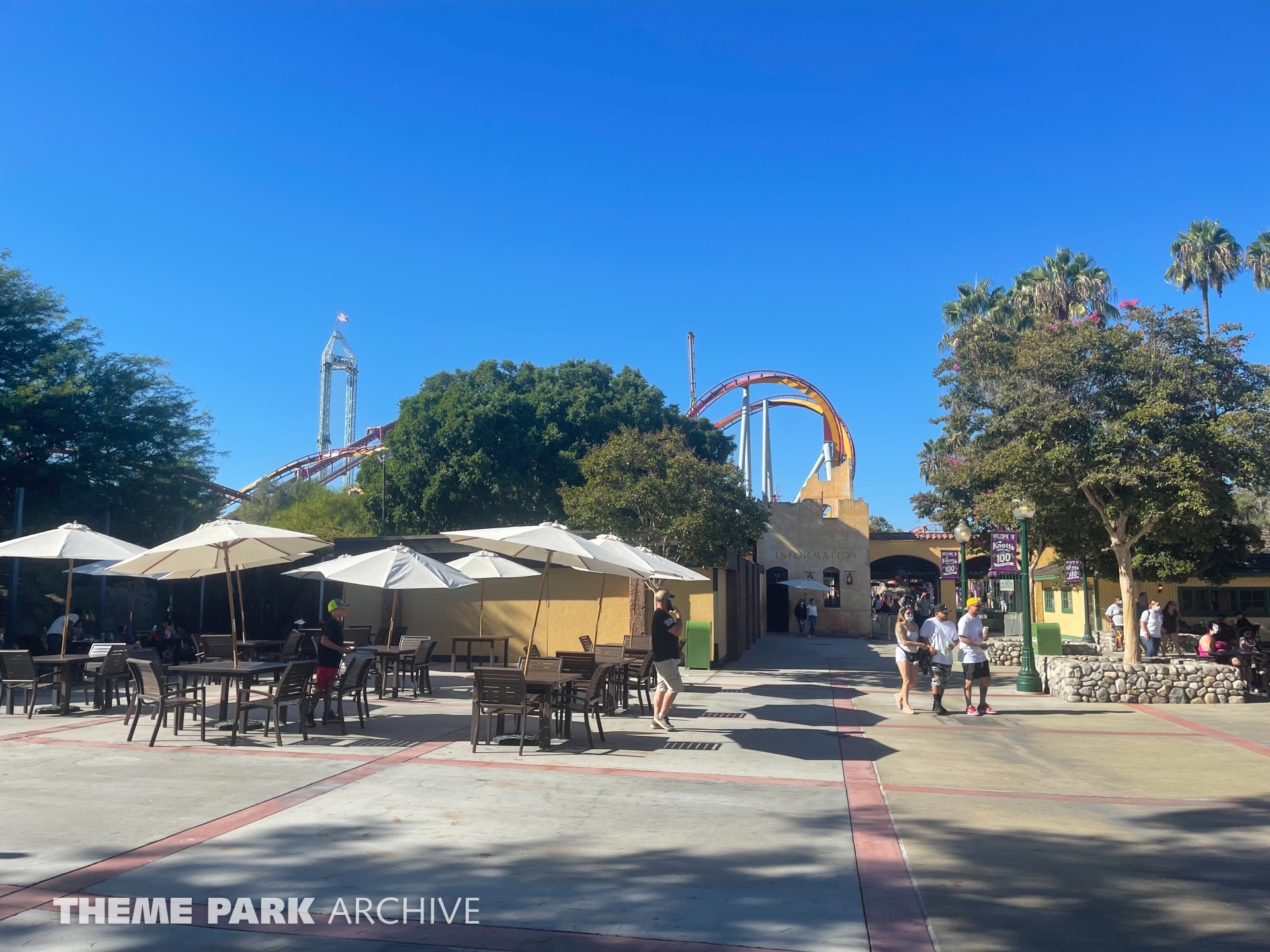 Main Entrance at Knott's Berry Farm Theme Park Archive