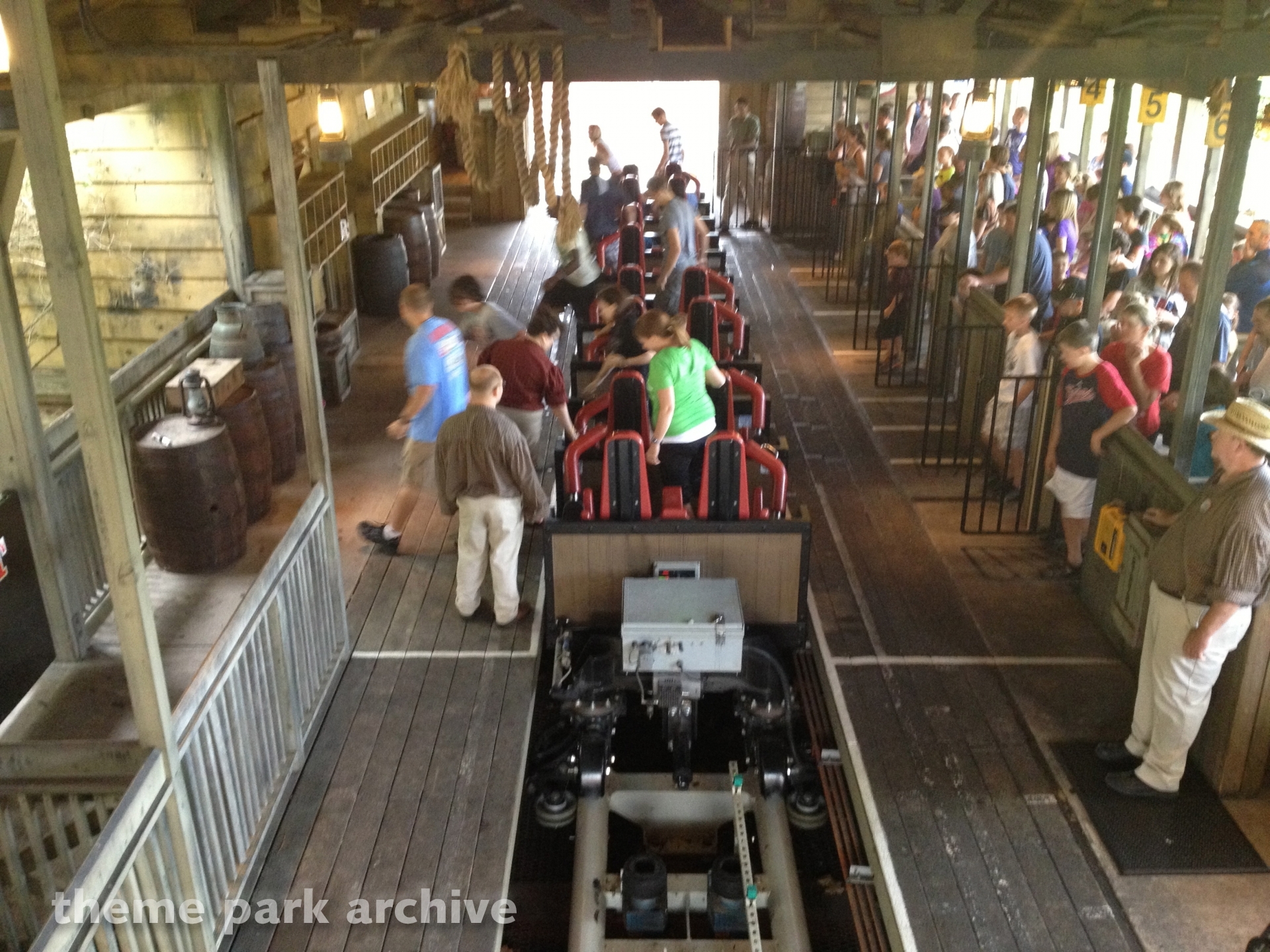 Powder Keg at Silver Dollar City Theme Park Archive