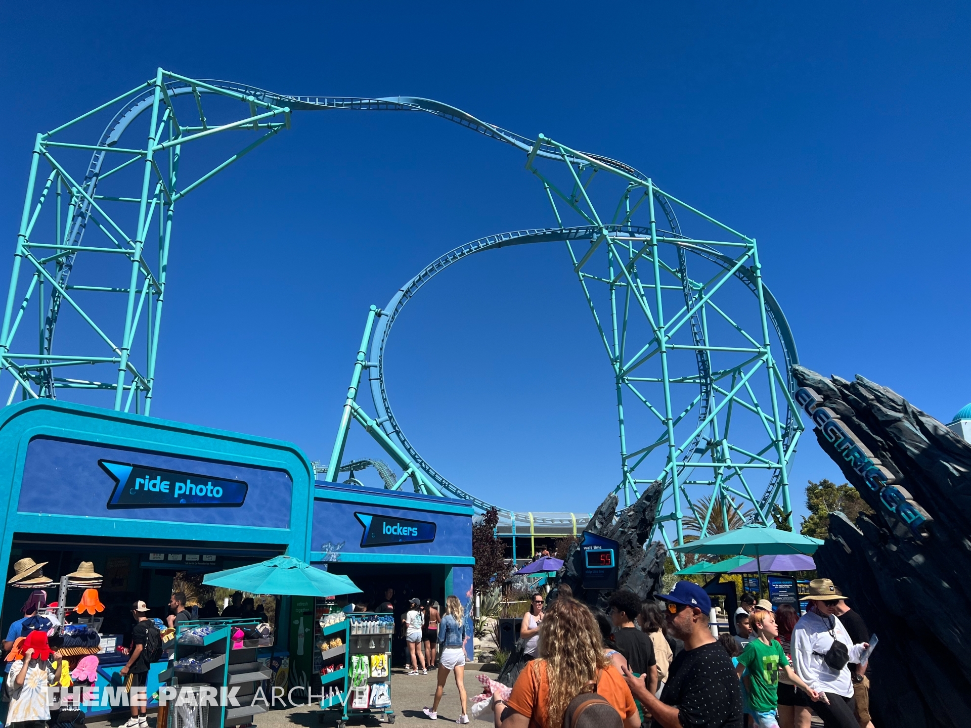 Electric Eel at SeaWorld San Diego Theme Park Archive
