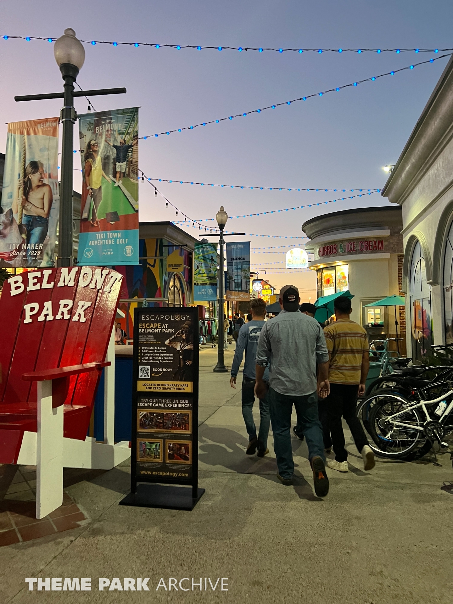 We drop into Belmont Park Theme Park Archive