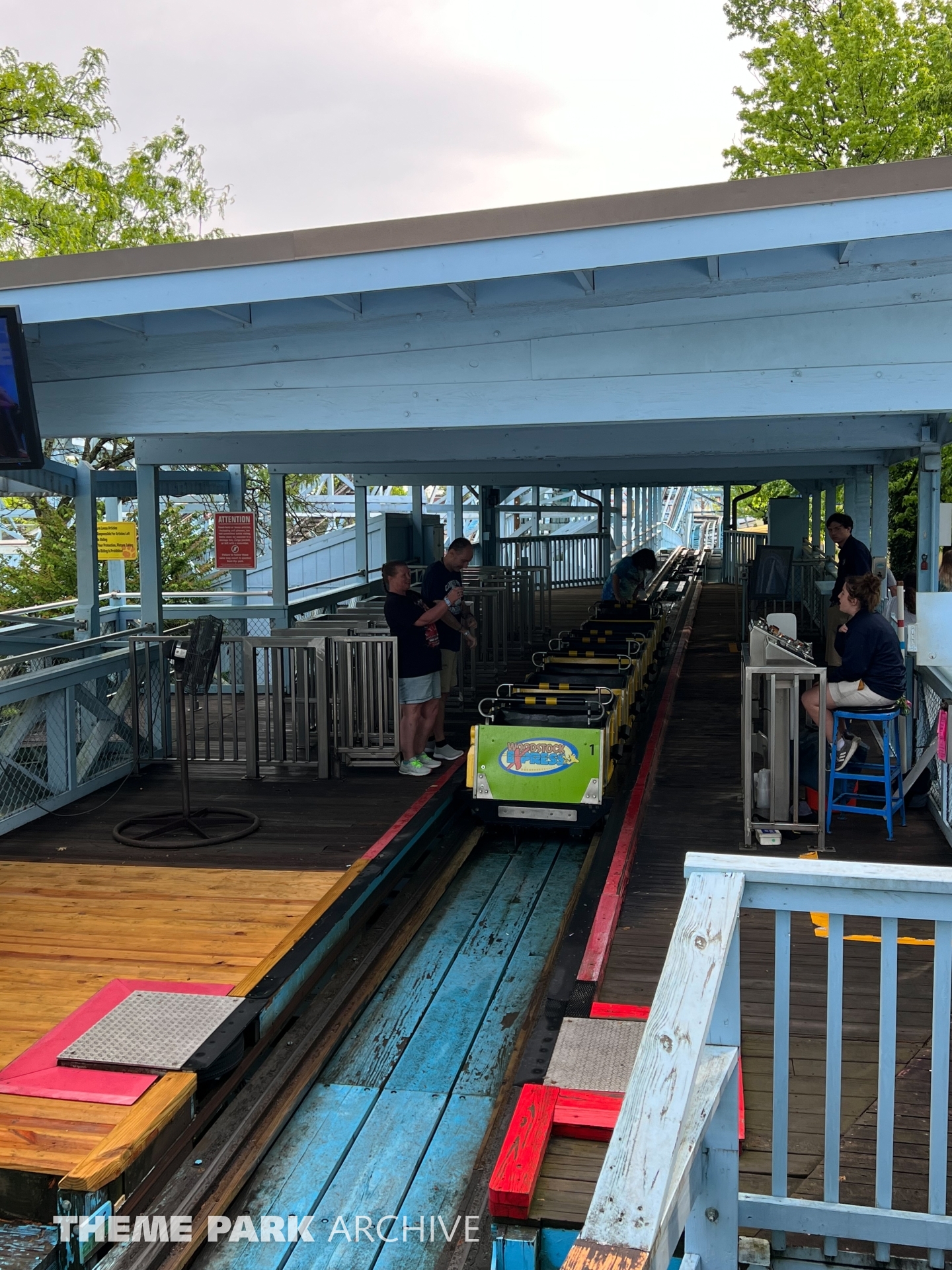 Woodstock Express at Kings Island Theme Park Archive