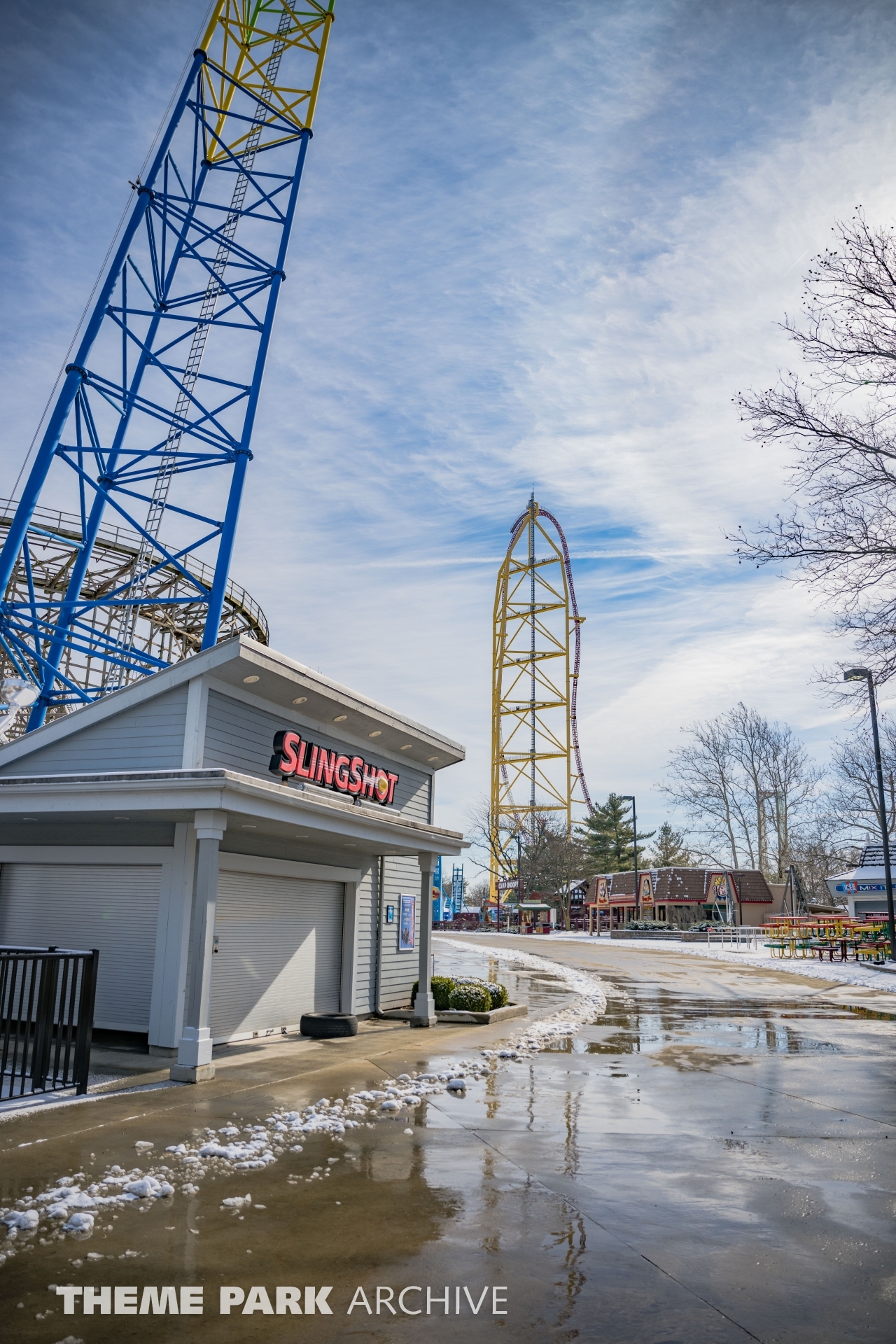Slingshot at Cedar Point Theme Park Archive