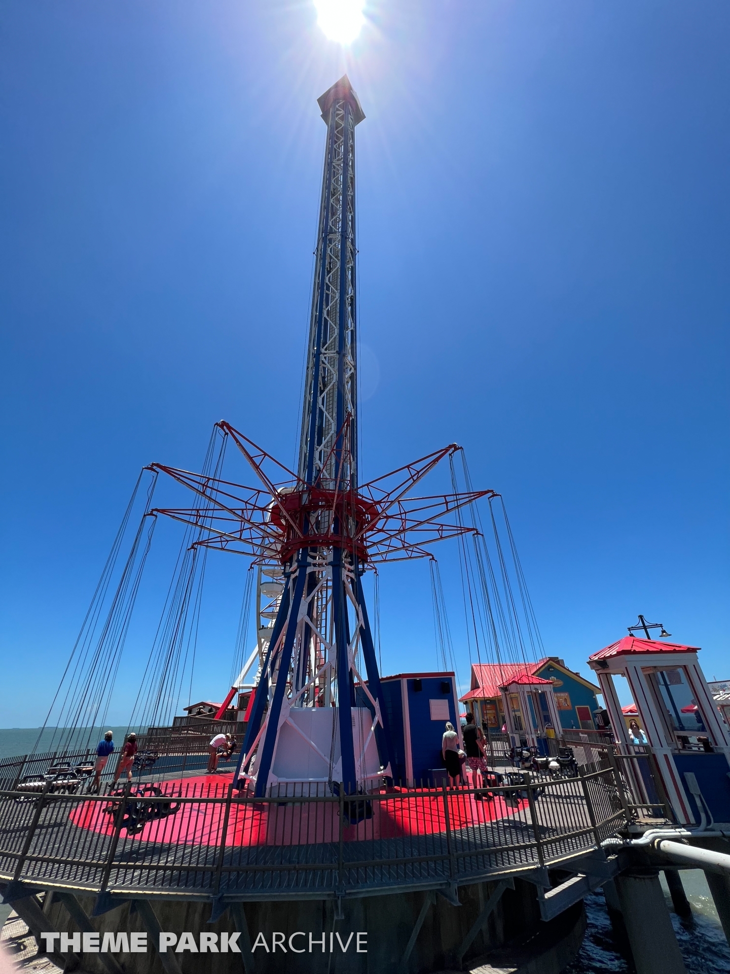Texas Star Flyer at Galveston Island Historic Pleasure Pier Theme Park Archive