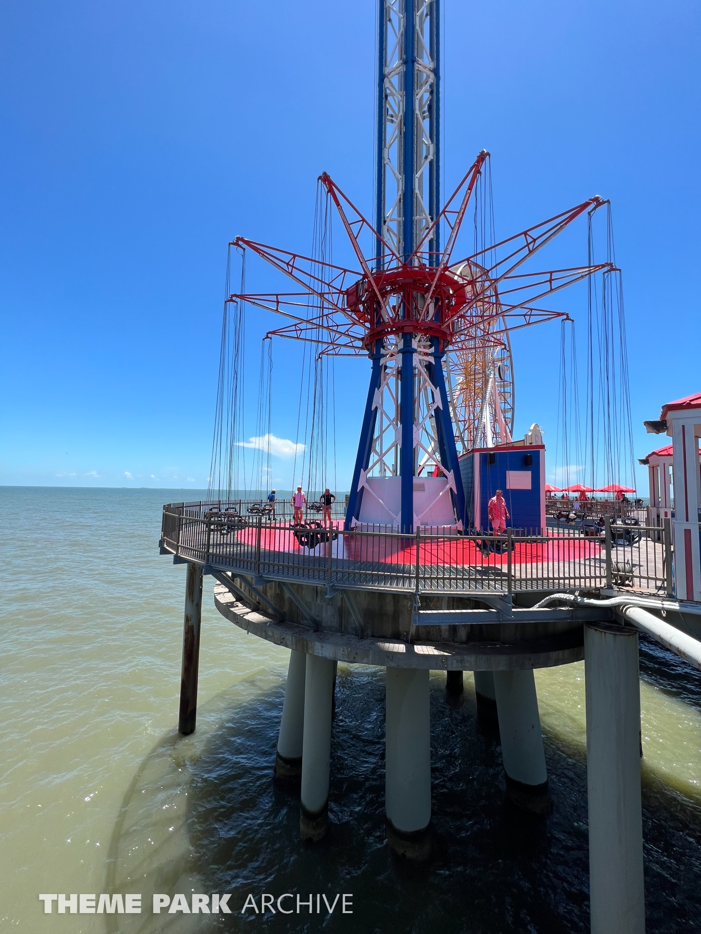 Texas Star Flyer at Galveston Island Historic Pleasure Pier Theme Park Archive