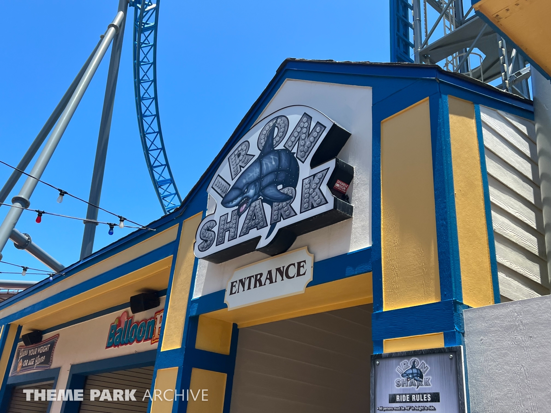 Iron Shark at Galveston Island Historic Pleasure Pier Theme Park Archive