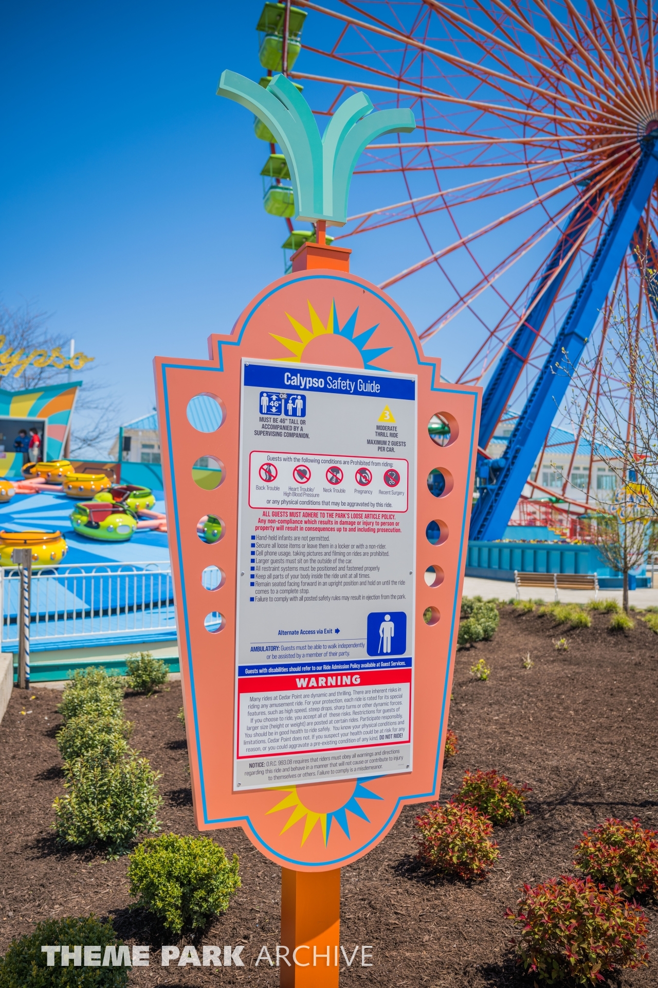 Calypso at Cedar Point Theme Park Archive