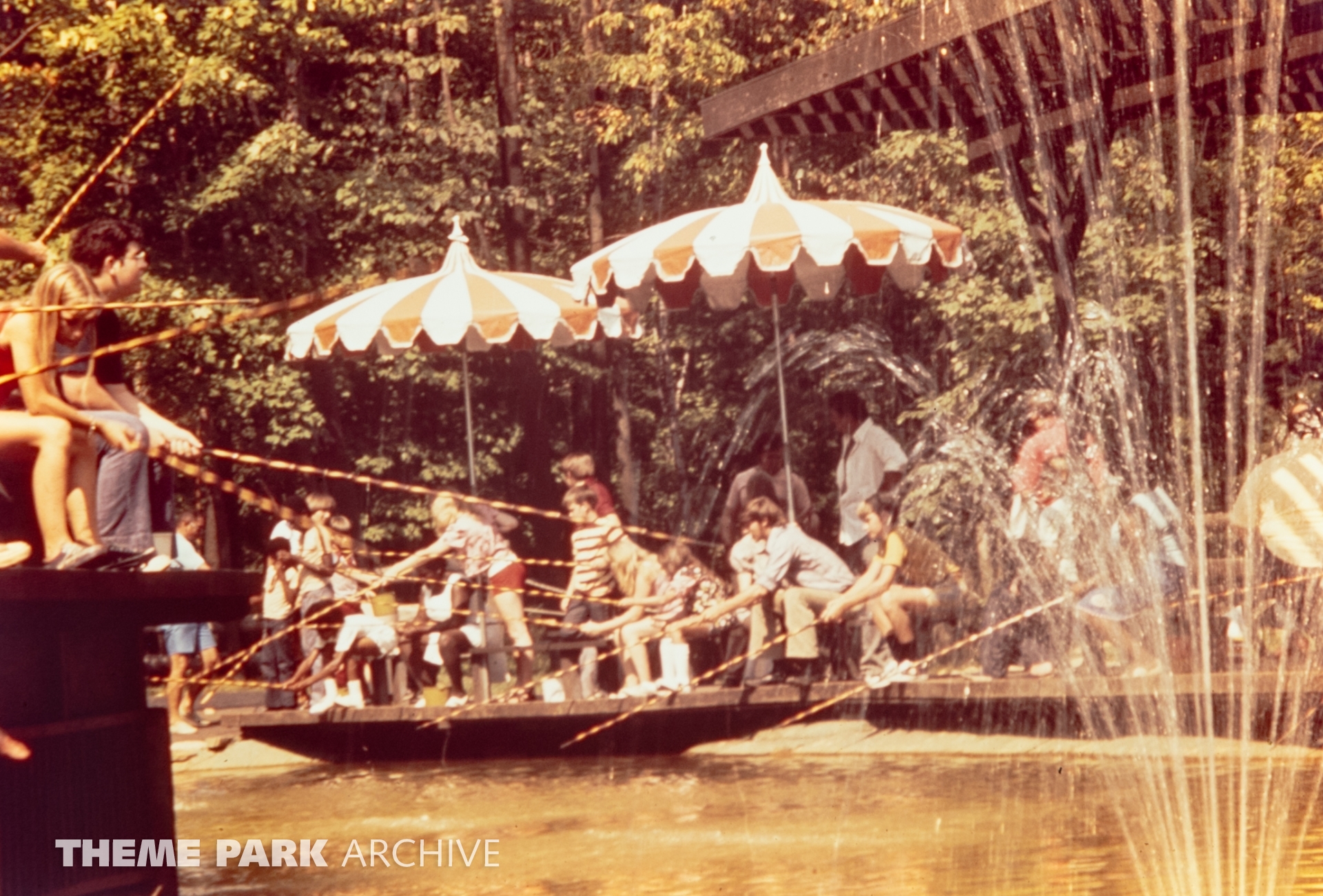 Trout Fishing Pond at SeaWorld Ohio Theme Park Archive