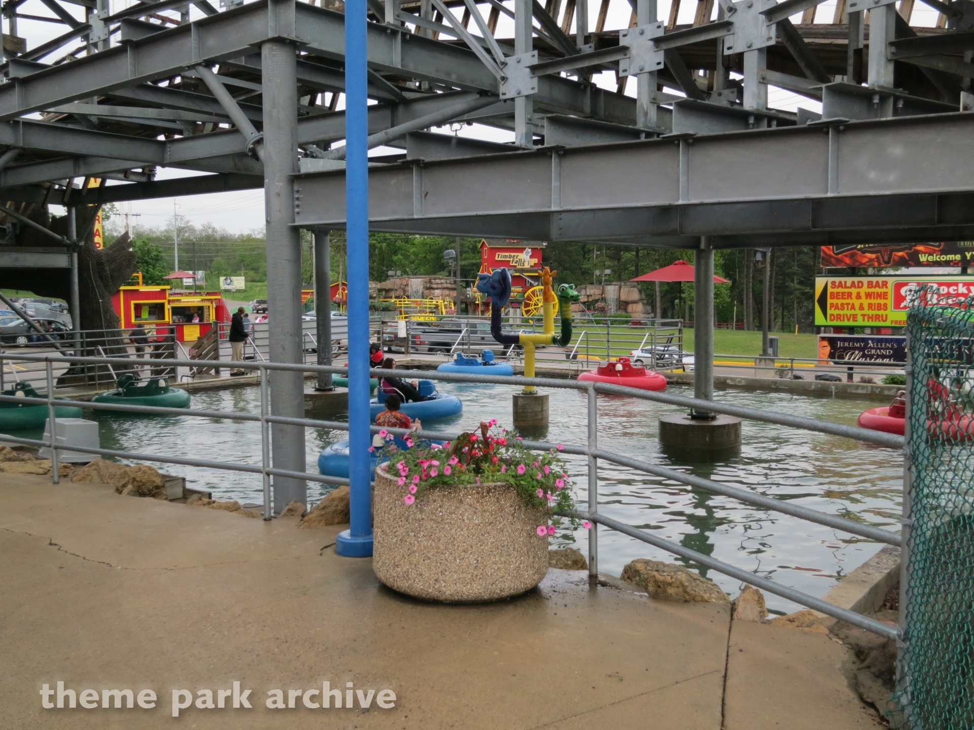 Bumper Boats at Timber Falls Adventure Park Theme Park Archive