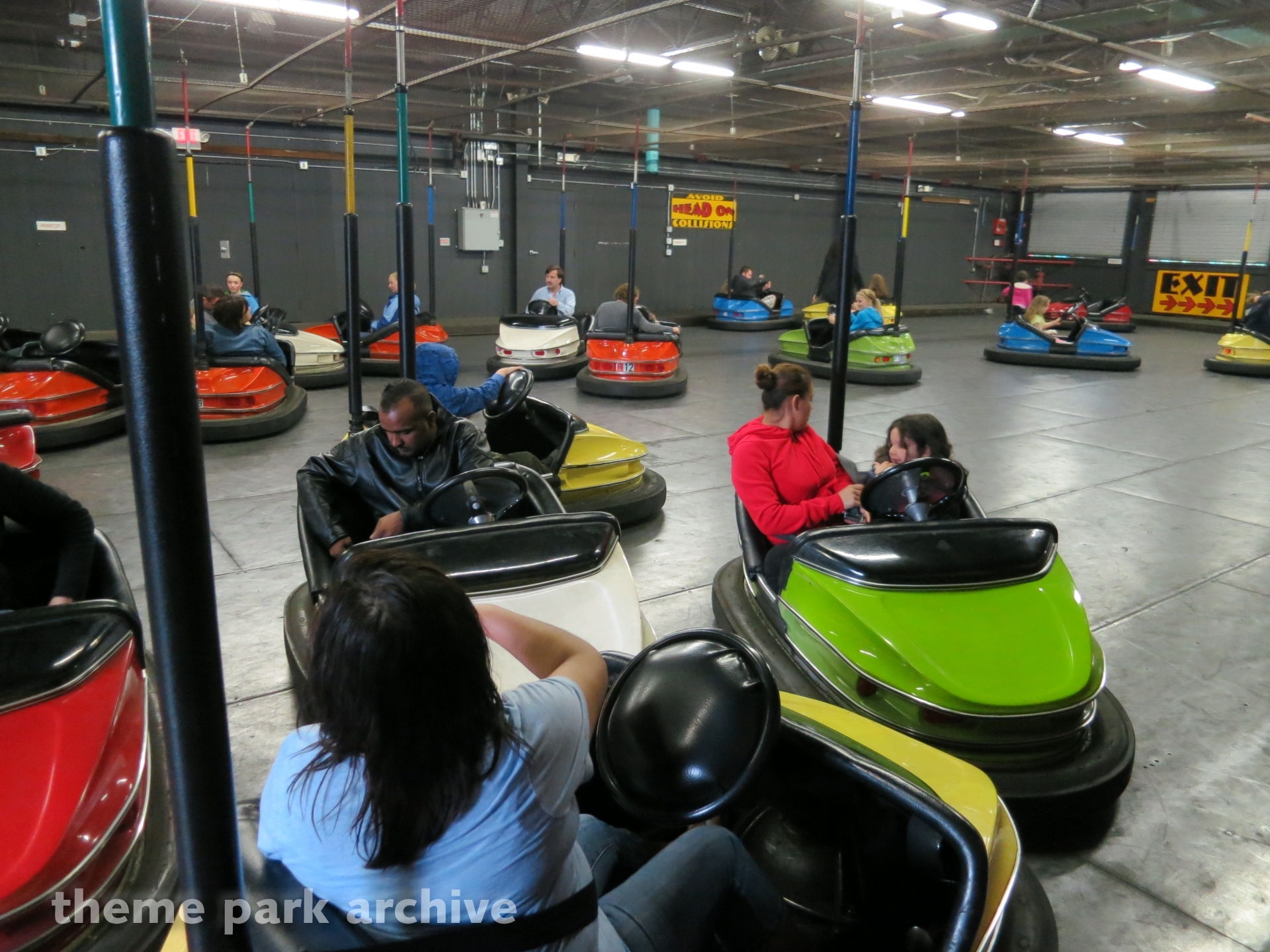 Bumper Cars at Valleyfair Theme Park Archive