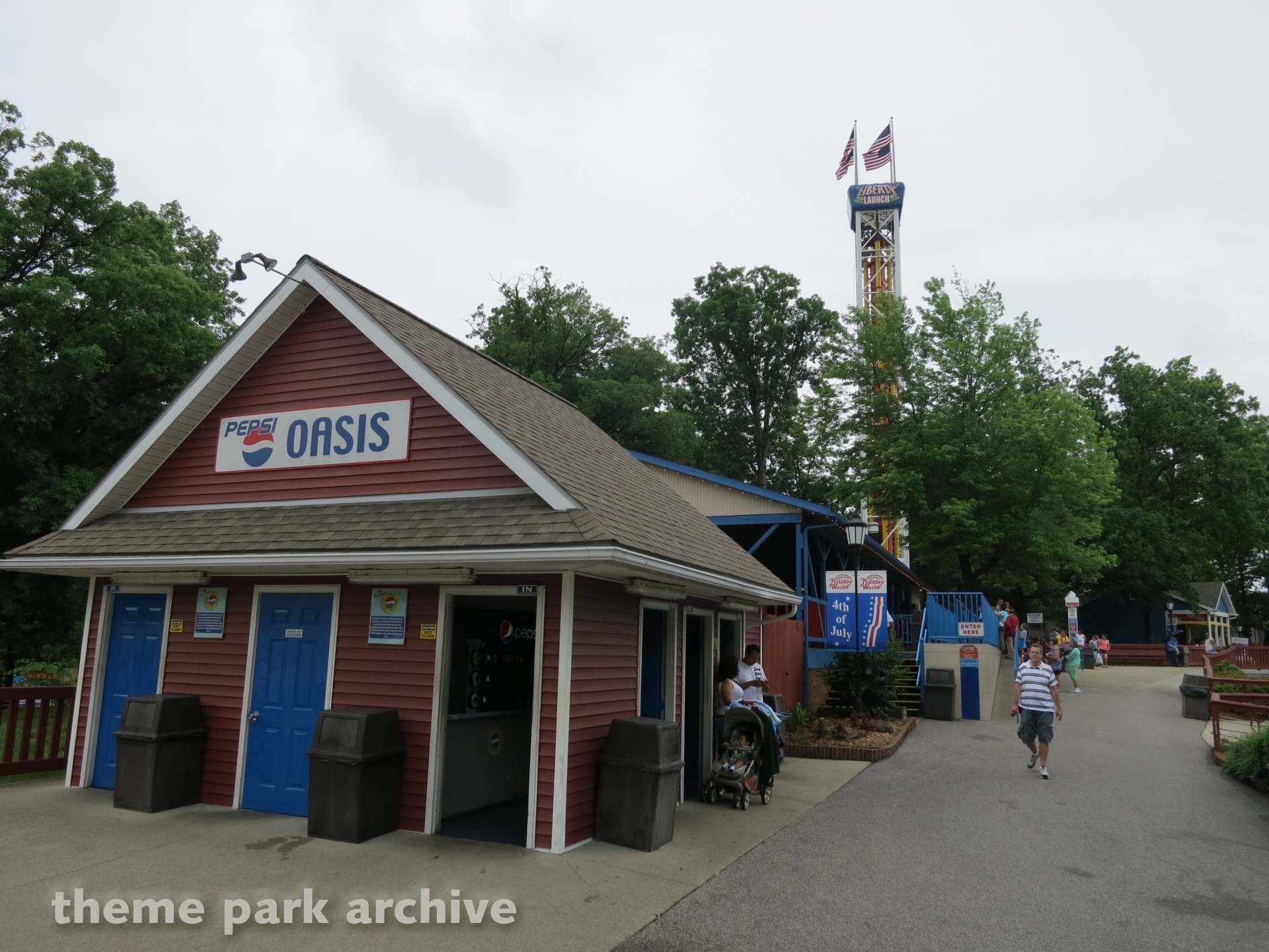 4th of July at Holiday World Theme Park Archive