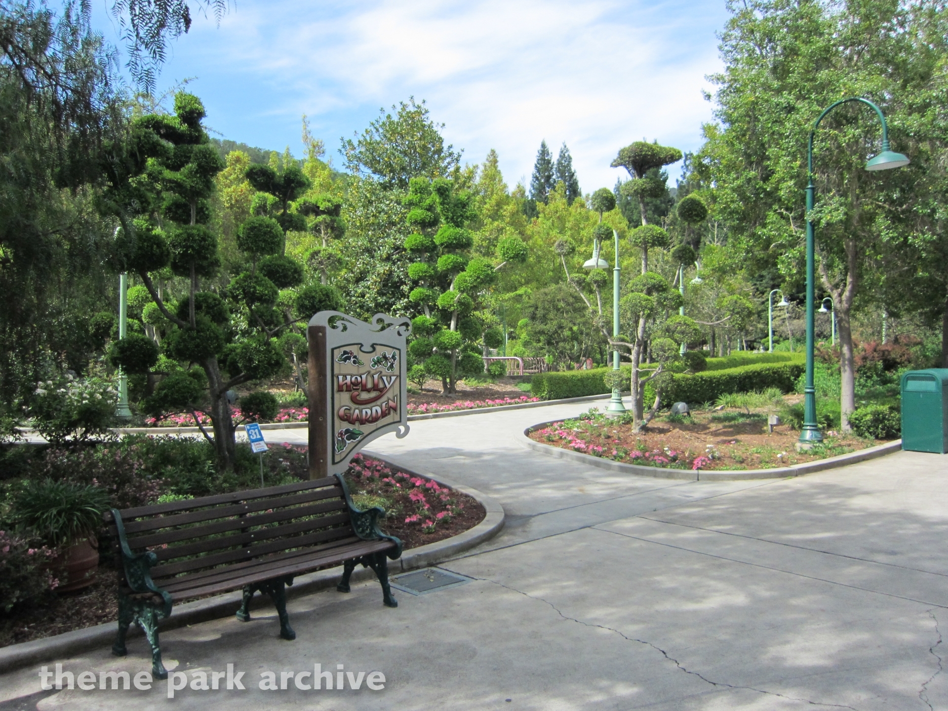 Holly Garden at Gilroy Gardens Theme Park Archive