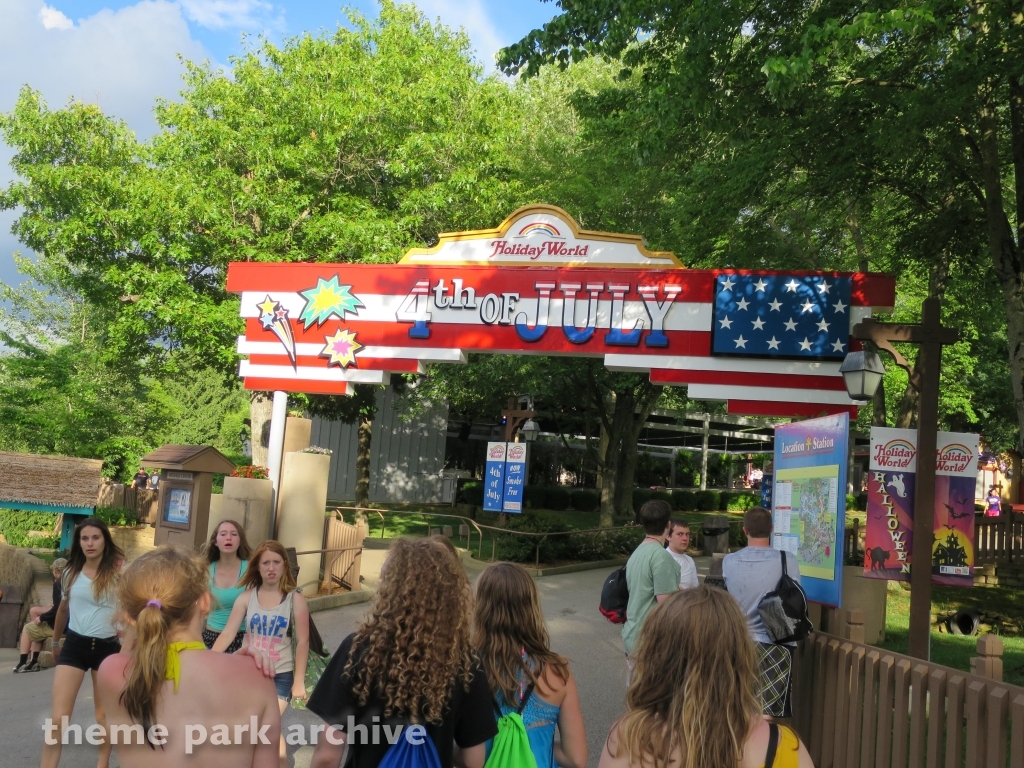 Theme Park Archive 4th of July at Holiday World