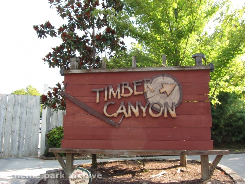 Timber Canyon at Dollywood Theme Park Archive