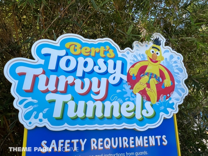 Bert's Topsy Turvy Tunnels at Sesame Place San Diego Theme Park Archive