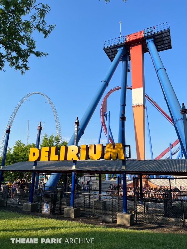 Delirium at Kings Island Theme Park Archive