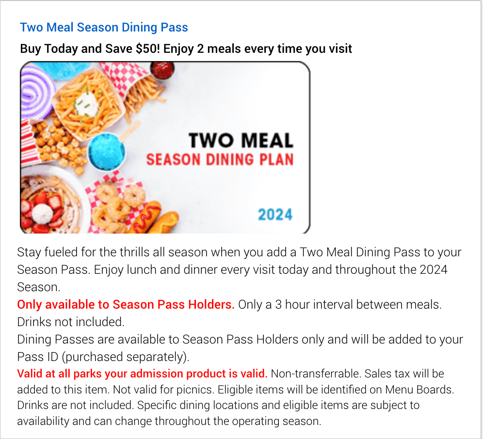 The Ultimate Six Flags Food Guide theme park bites