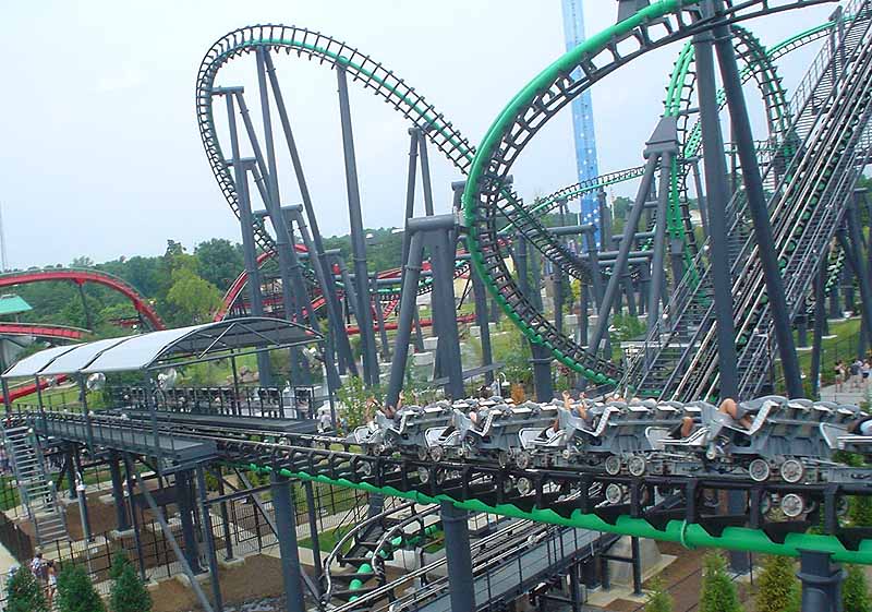 Assimilator Roller Coaster Photos, Paramount's Carowinds