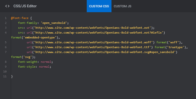 Use your own Fonts ThemePunch Use your own Fonts ThemePunch