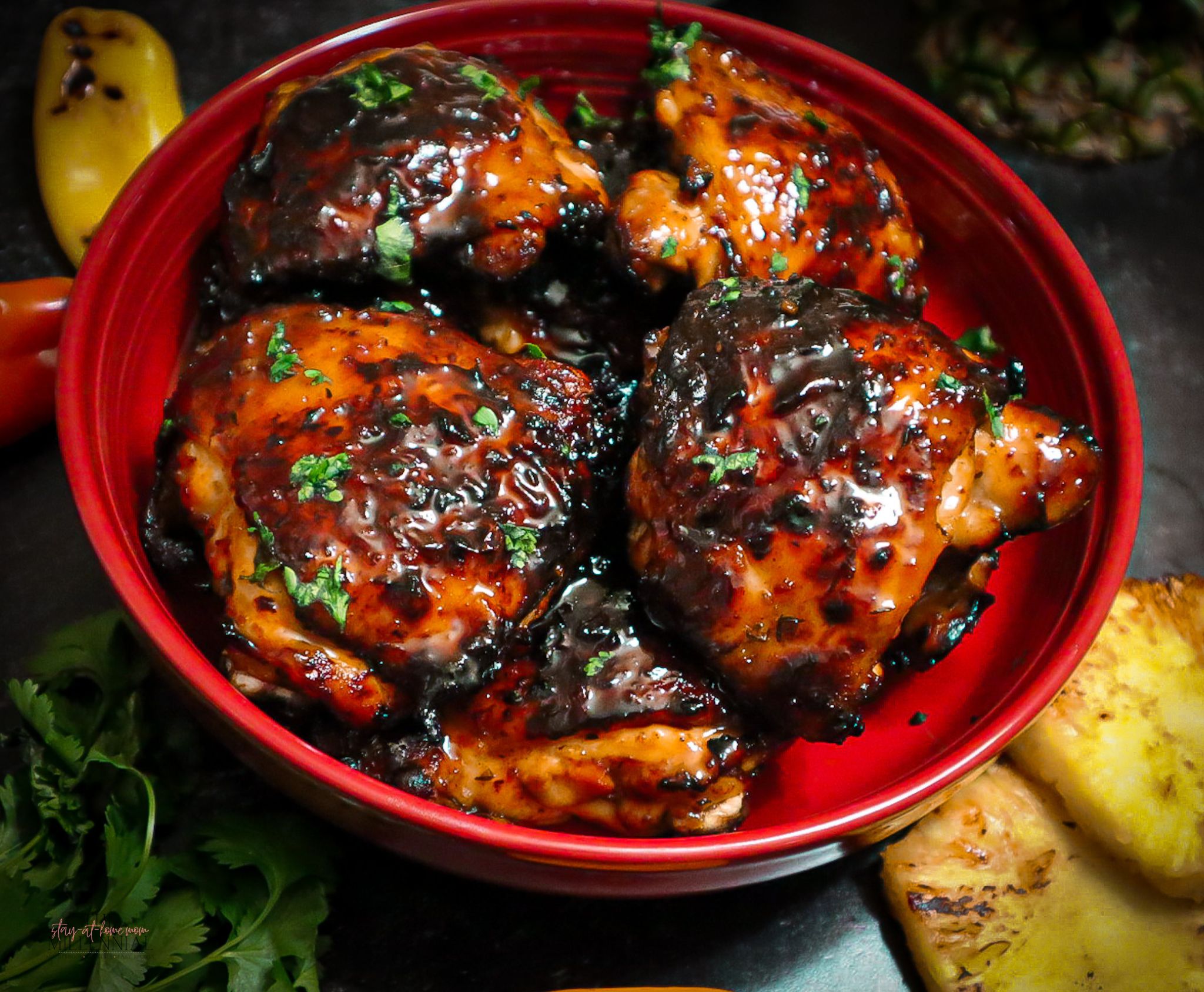 Lazy Air Fryer Jerk Chicken - The Millennial Stay-At-Home Mom