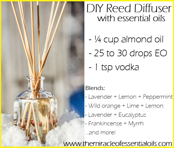DIY Essential Oil Reed Diffuser The Miracle of Essential Oils