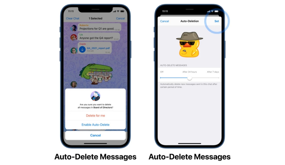 How to enable 'AutoDelete Messages' feature on Telegram TechStory