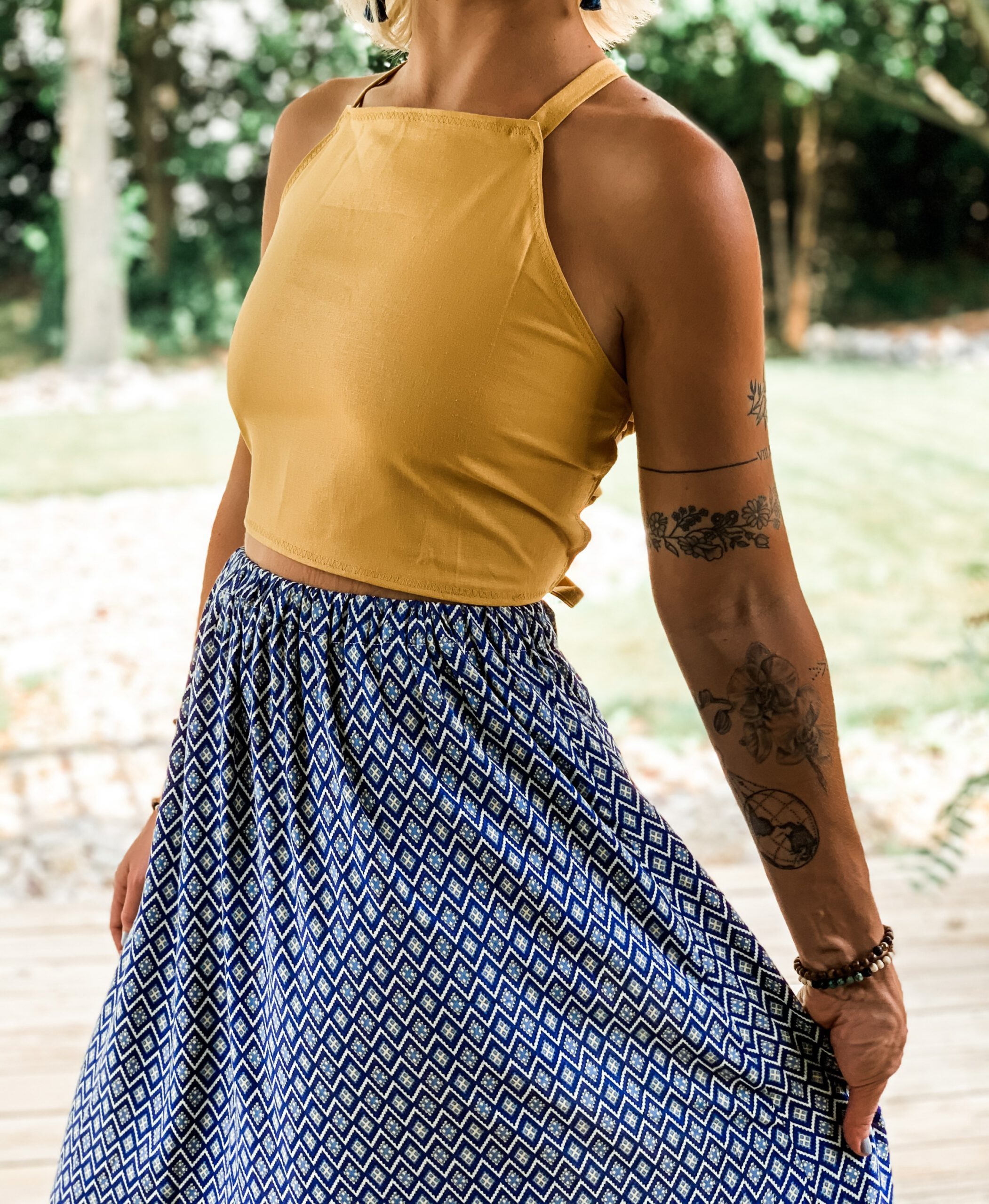 Linen Crop Top Pattern The Modern Maker Co