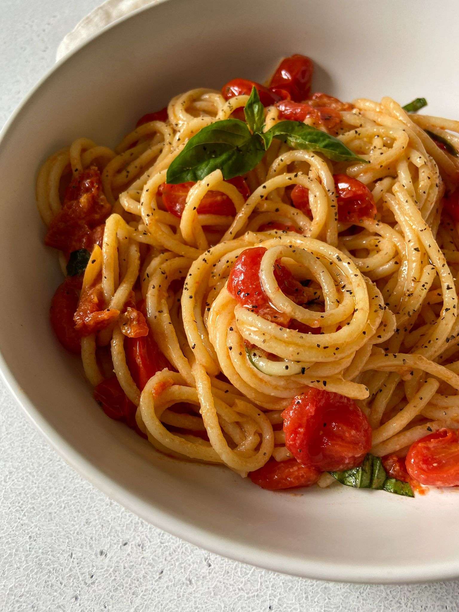 Cherry Tomato and SunDried Tomato Pasta The Modern Nonna