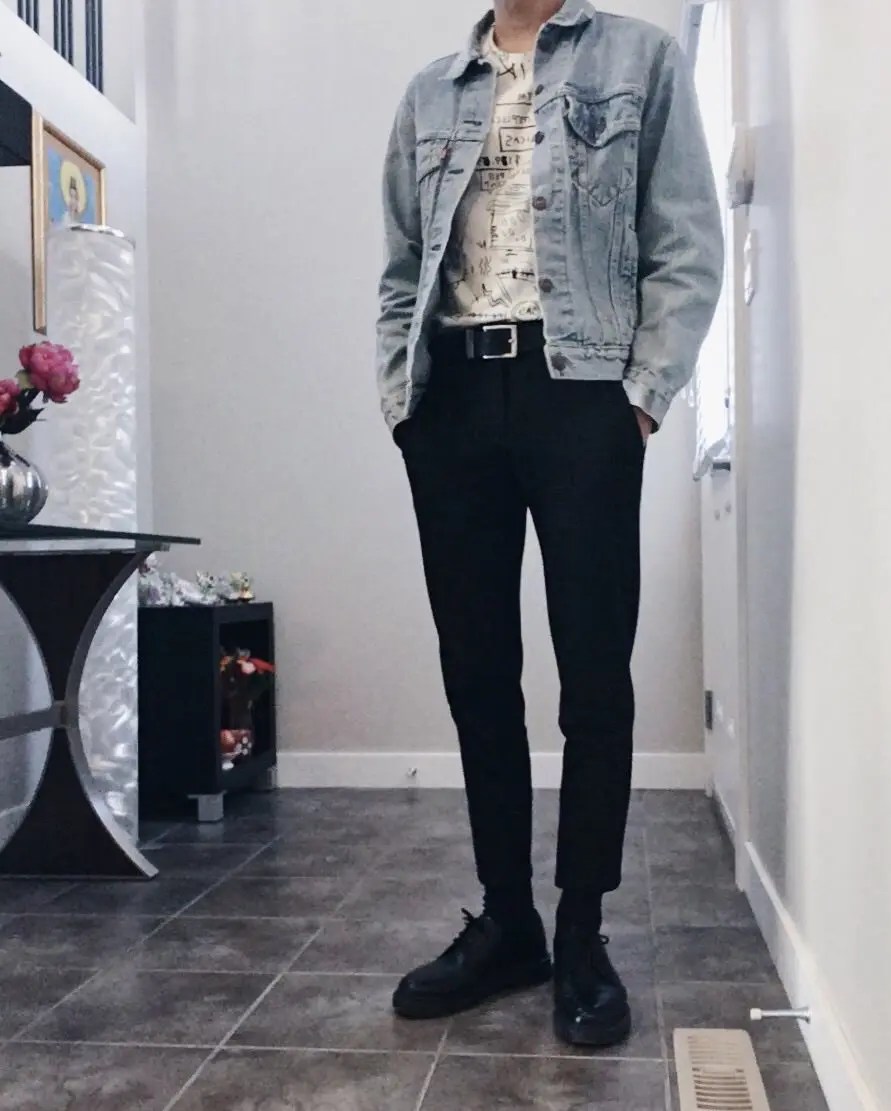 Top 147+ white shirt denim jacket best dedaotaonec