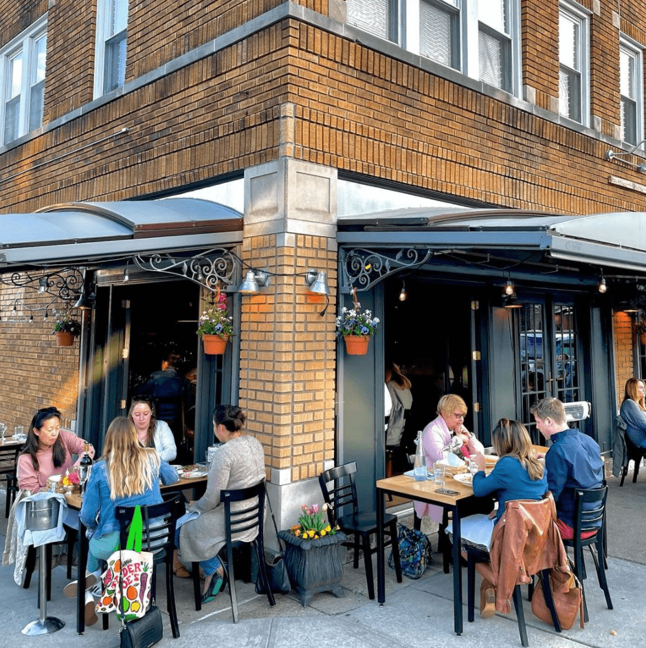 Outdoor Dining in the Rain in Montclair + Beyond Montclair Girl