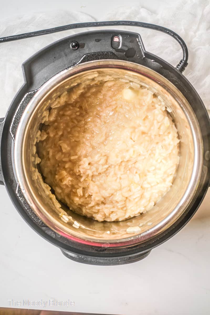 Easy Instant Pot Lemon Risotto The Moody Blonde