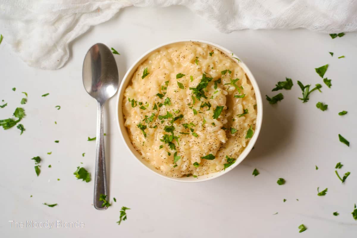 Easy Instant Pot Lemon Risotto The Moody Blonde