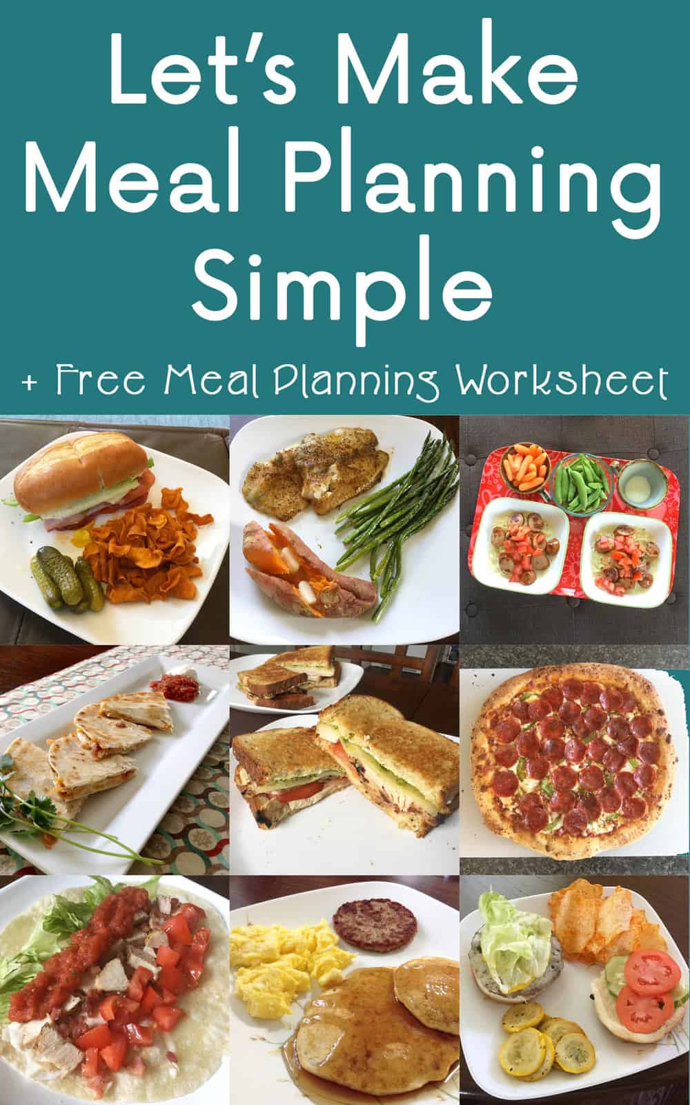 Let's Make Meal Planning Simple The (mostly) Simple Life