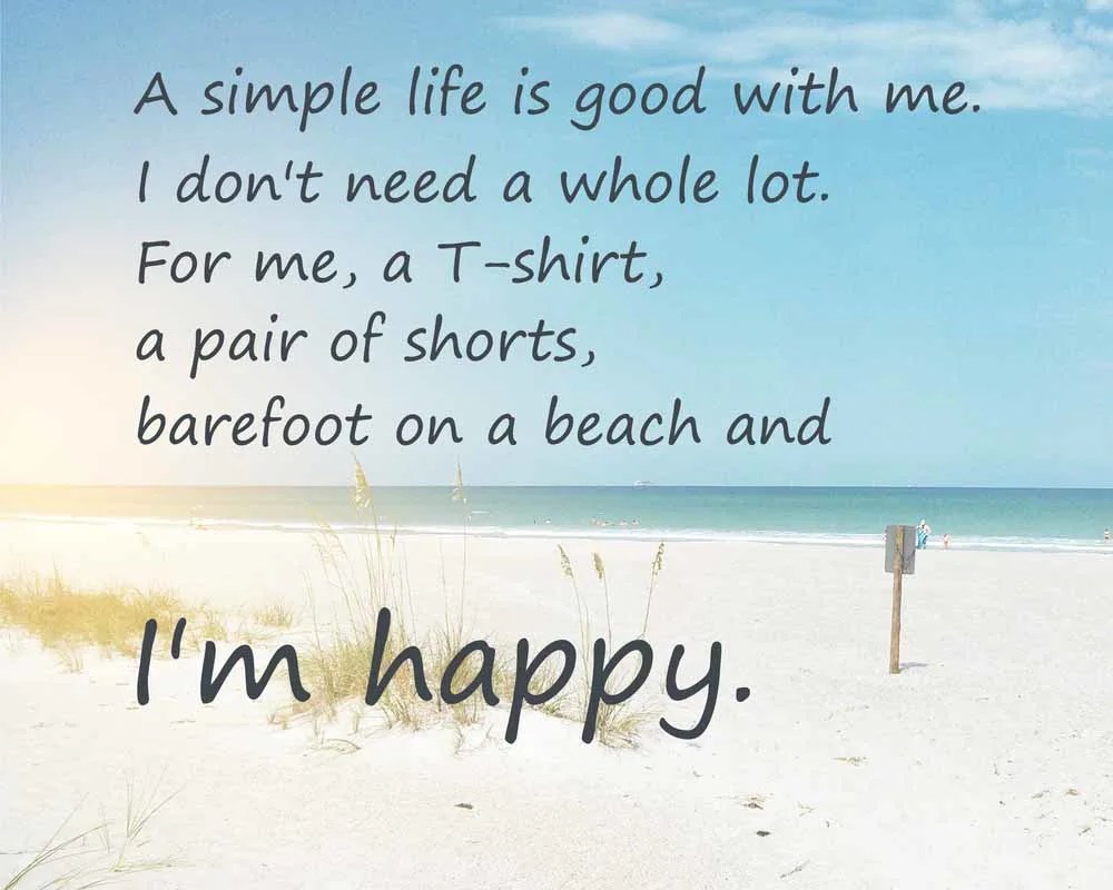 110 Simple Life Quotes To Inspire You To A Simple Happy Life The Mostly Simple Life
