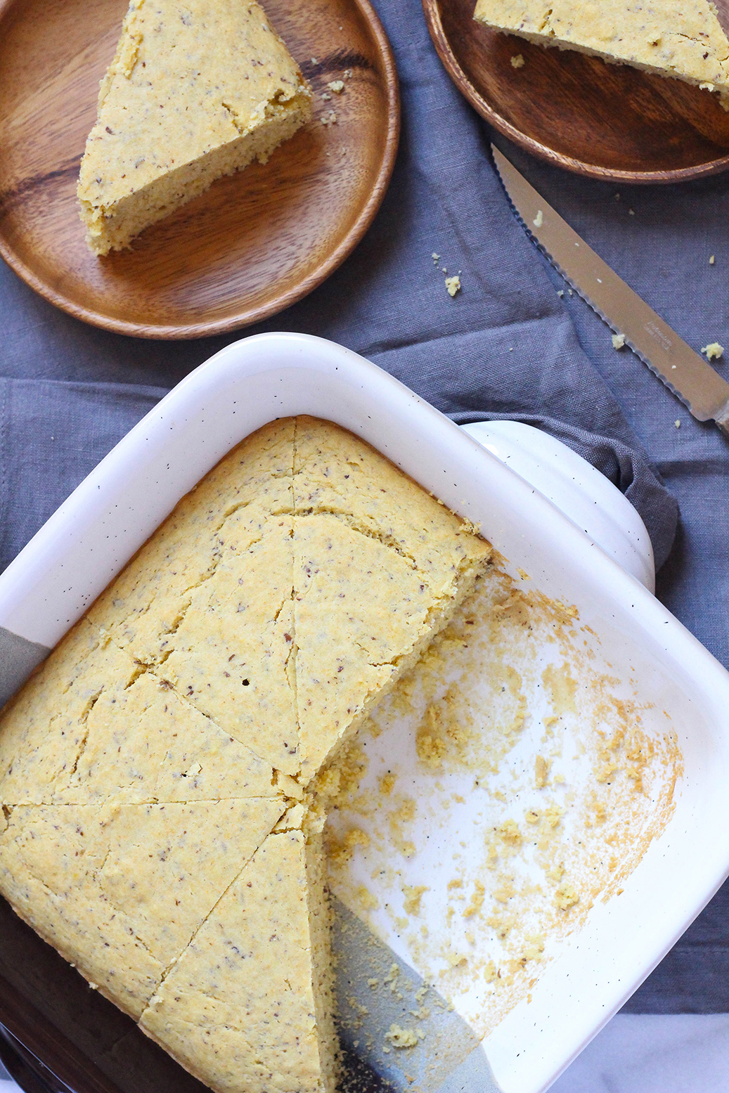 Easy Vegan Cornbread The Mostly Vegan