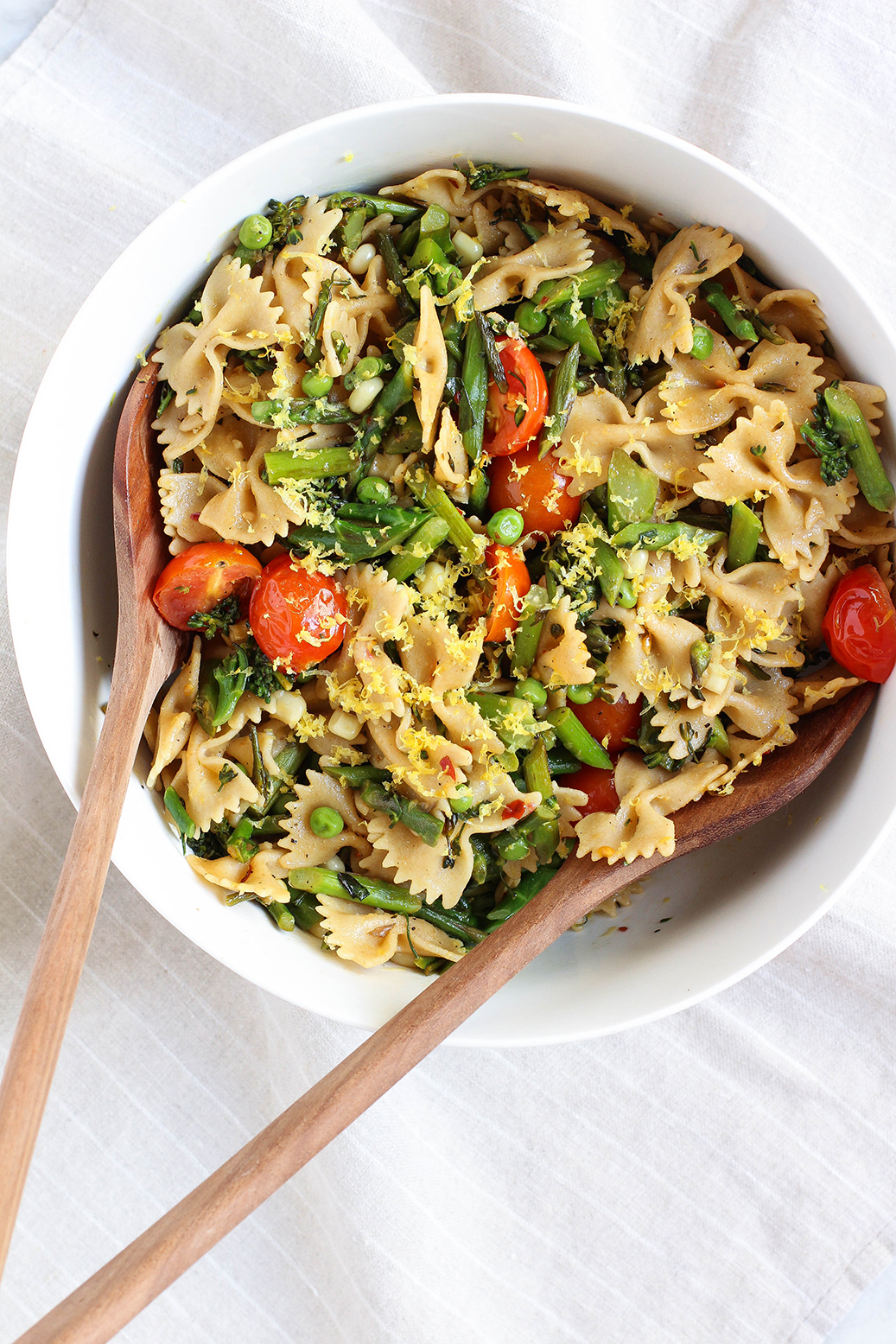 Lemony Spring Pasta Salad The Mostly Vegan