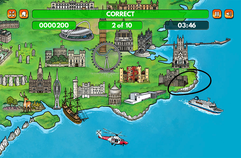 Locate That Landmark Game