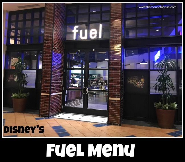 2023 Fuel Menu Walt Disney World Dolphin Hotel