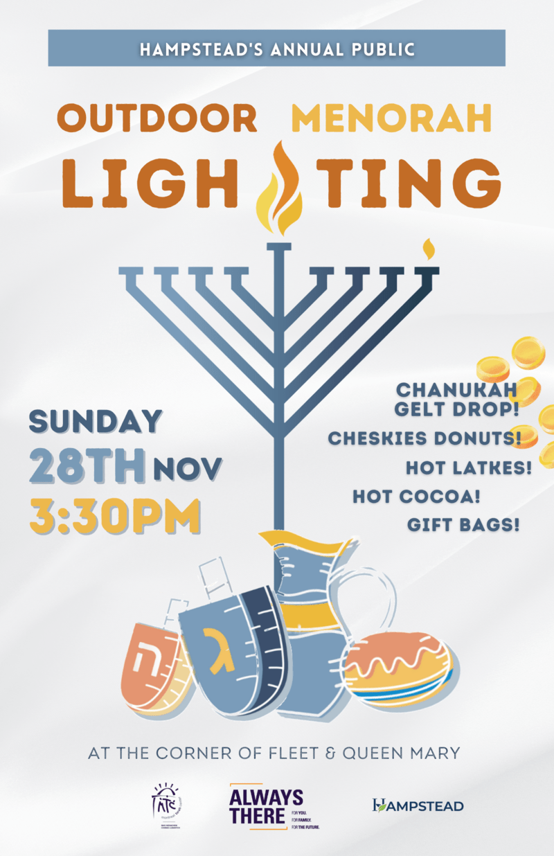 Annual Menorah Lighting Event Montreal Torah Center