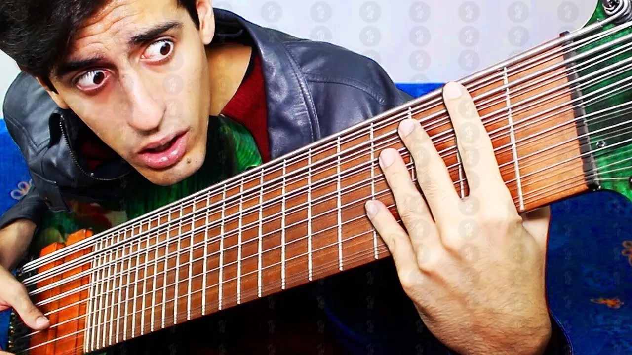 Bass Player Plays 24String Bass Guitar Reaching 31M Views The Music Man