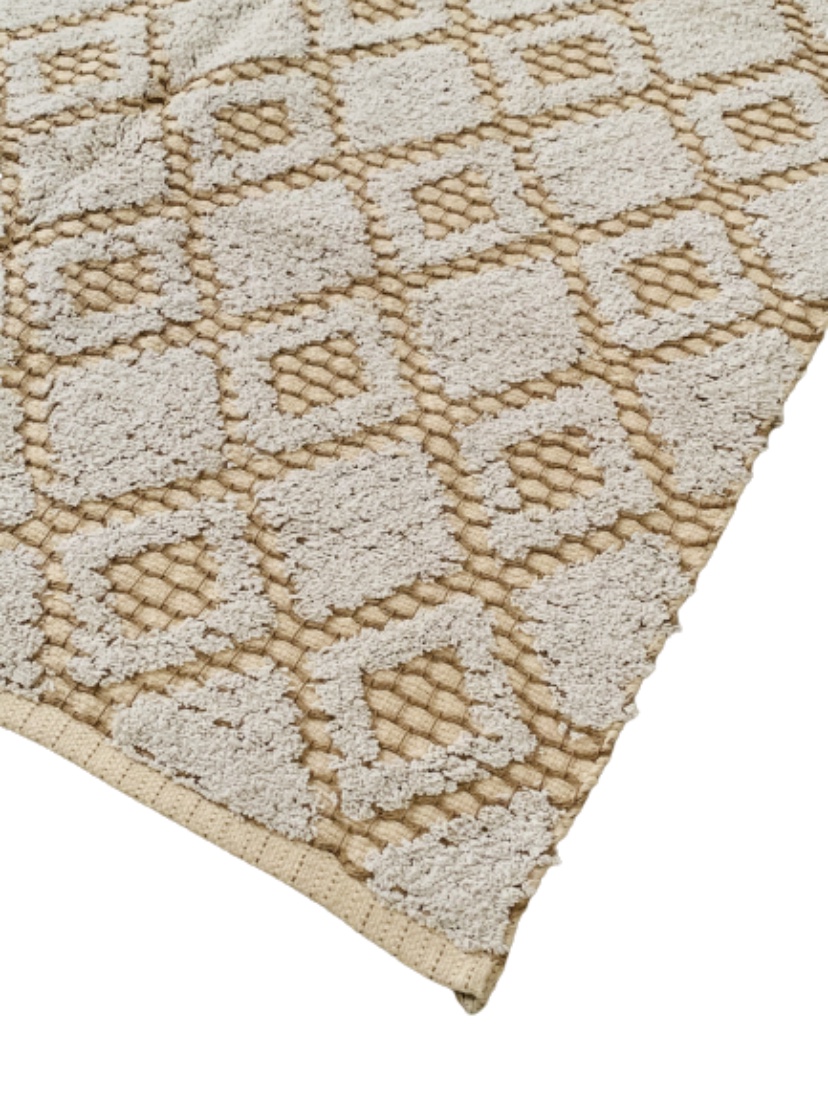 Beige Woven Rug The Mustbe