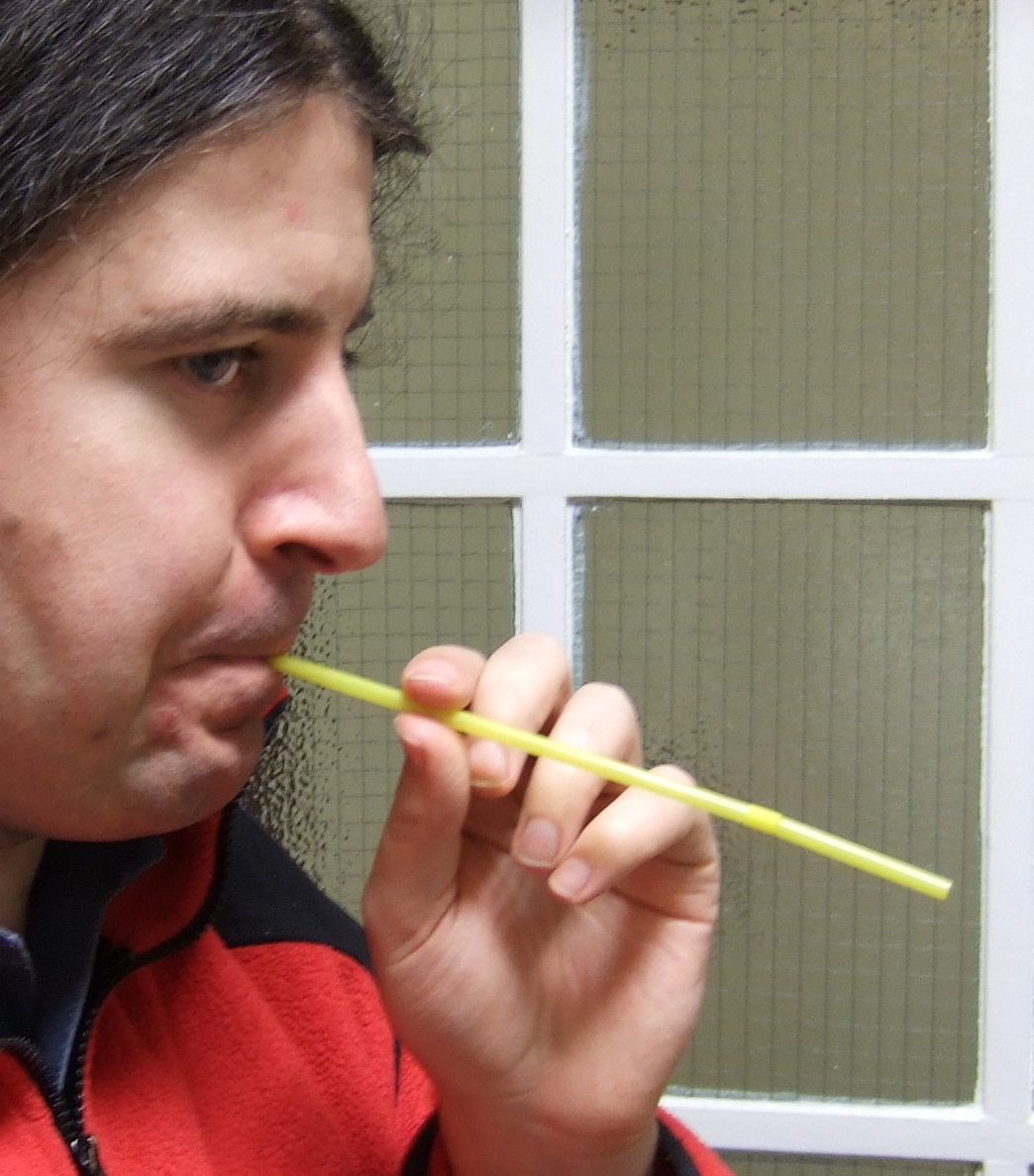 Straw Oboe Experiments