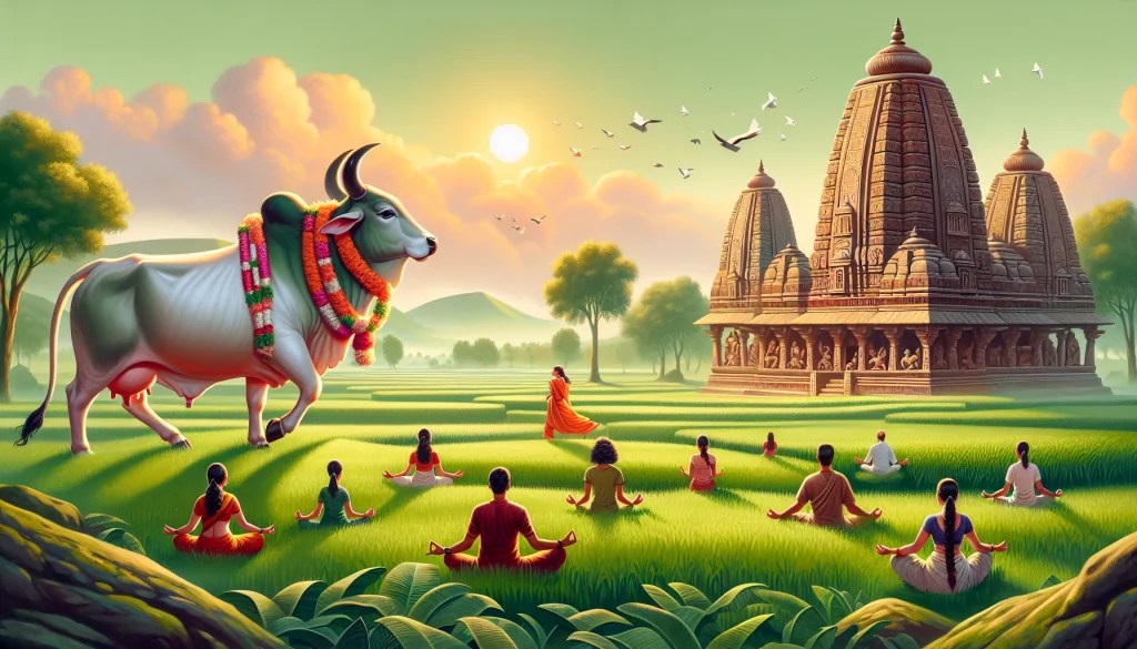 The sacred status of cows in India unraveling its religious and