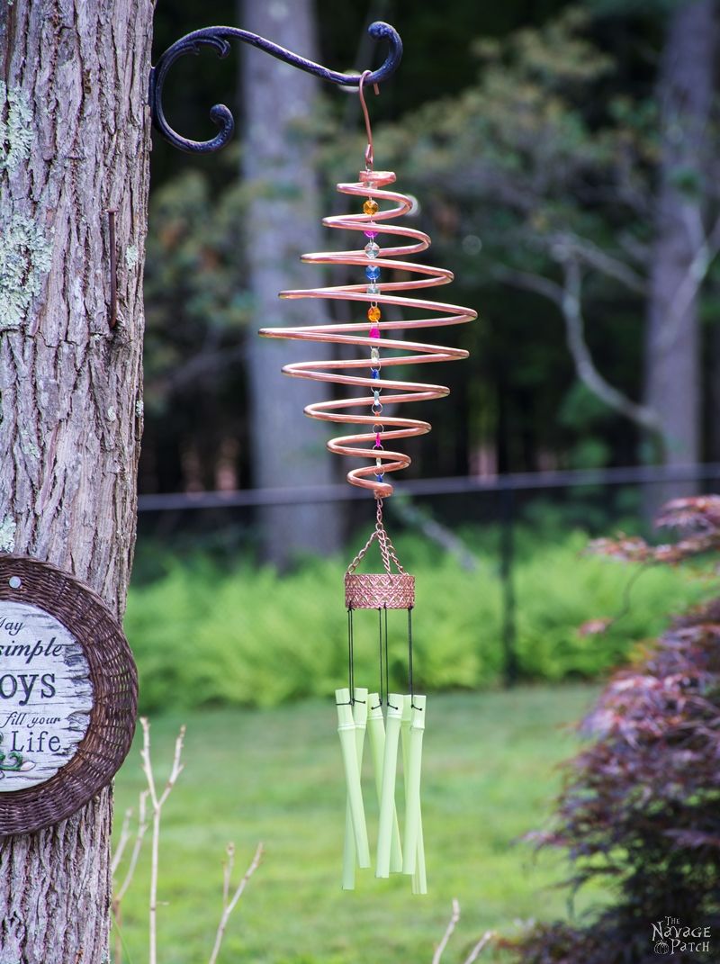 Coiled Copper Wind Chimes The Navage Patch