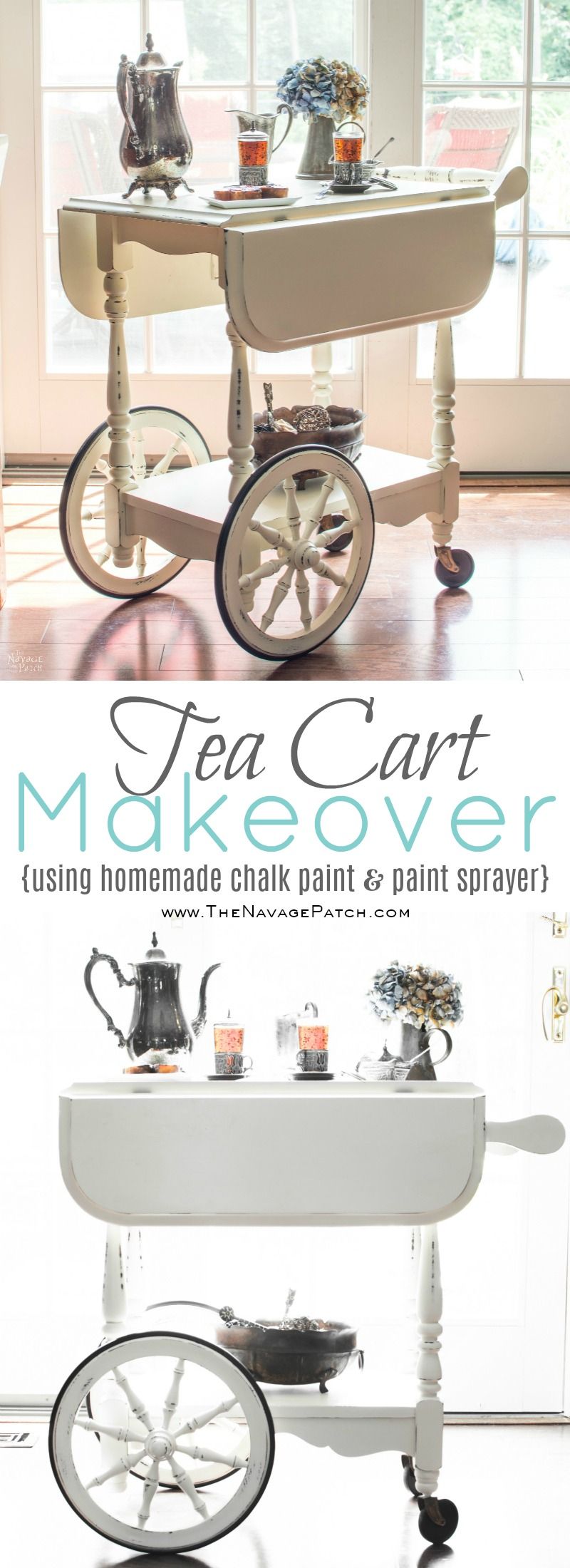 Tea Cart Makeover The Navage Patch