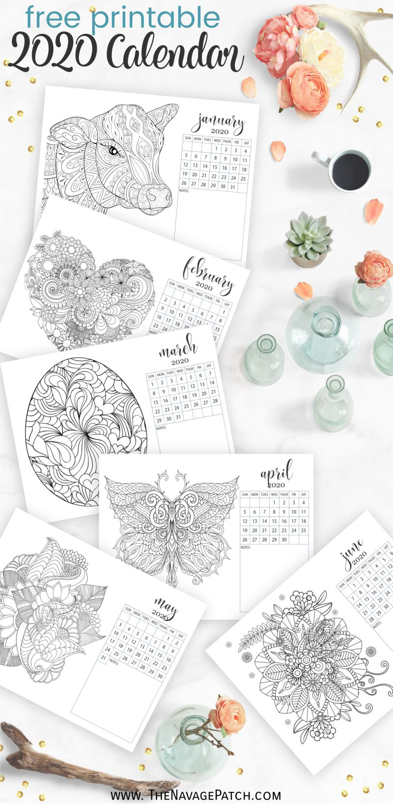 150 Adult Coloring Pages to Print for Free Homemade-Gifts.