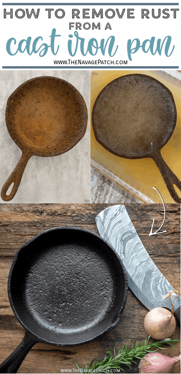 How to Restore and Season a Cast Iron Pan The Navage Patch