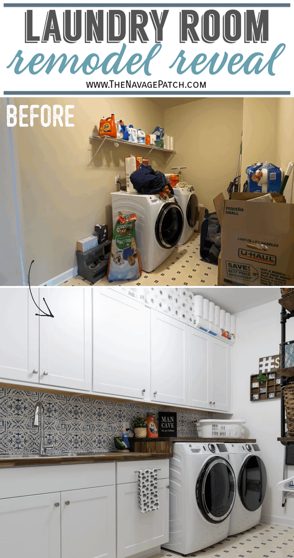 Laundry Room Remodel Reveal The Navage Patch