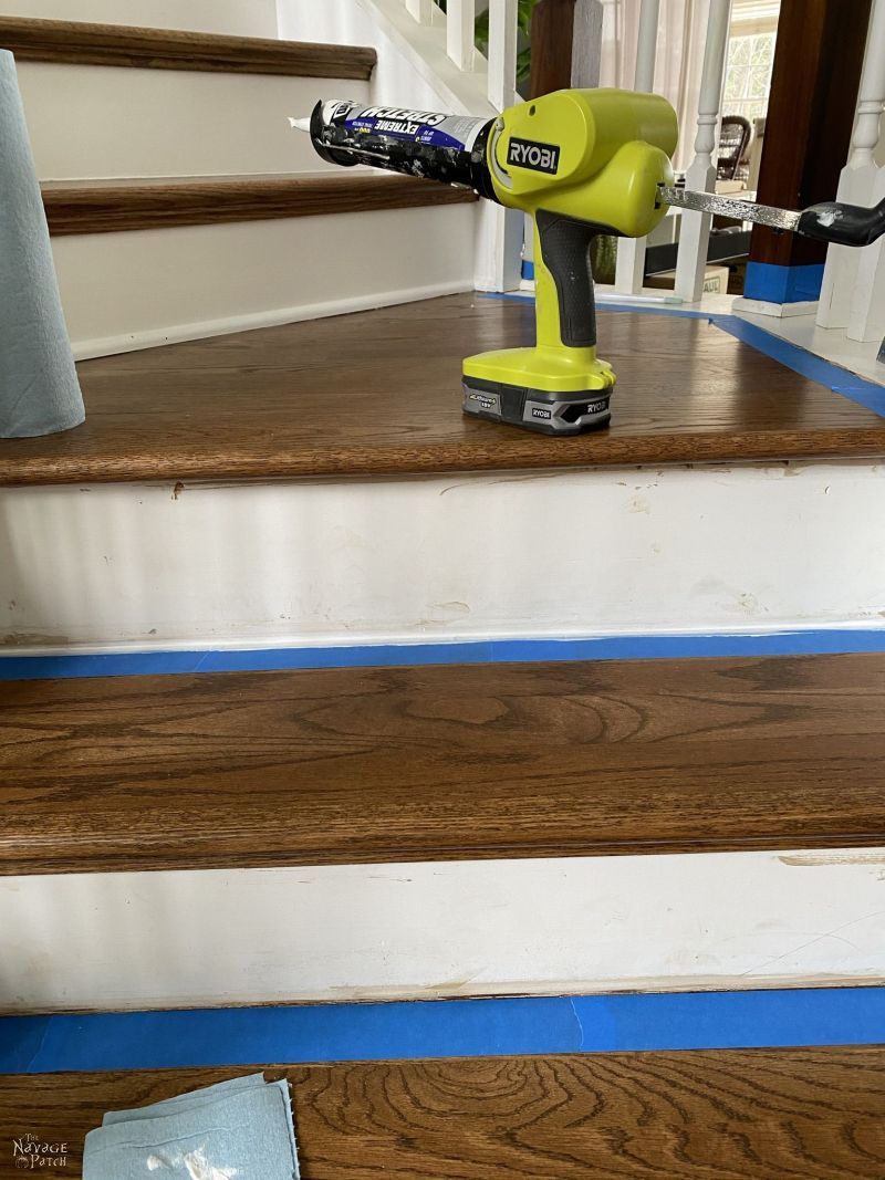 Painting Stair Risers How to Get Clean Lines The Navage Patch