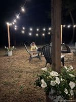 How to Make Easy & Durable String Lights Posts