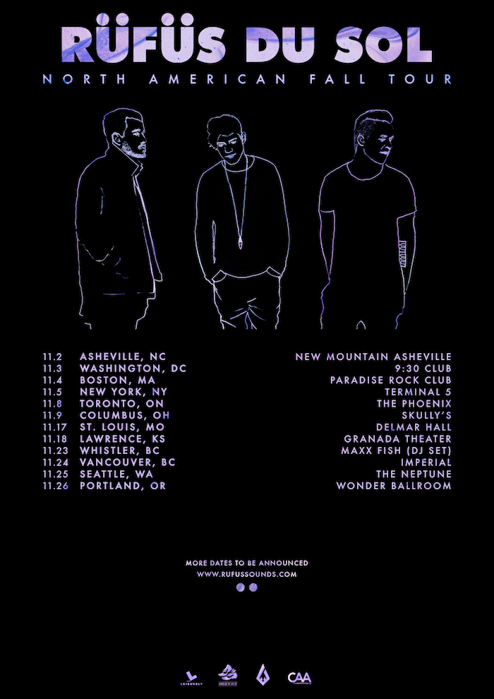 Rüfüs Du Sol North American Tour Revealed For This Fall The Nocturnal Times
